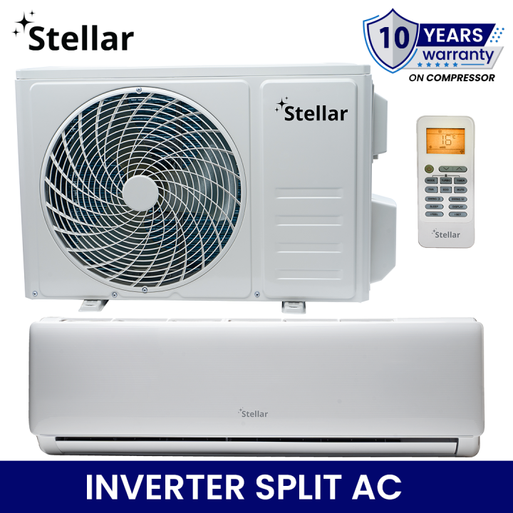 Stellar 1 Ton Wall Mount Air Conditioner AC SA-12IS1HPA/HE With Heating + Cooling And Remote Control