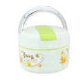 Smart Bento Lunch Box With Double Compartments And Built-In Spoon. 