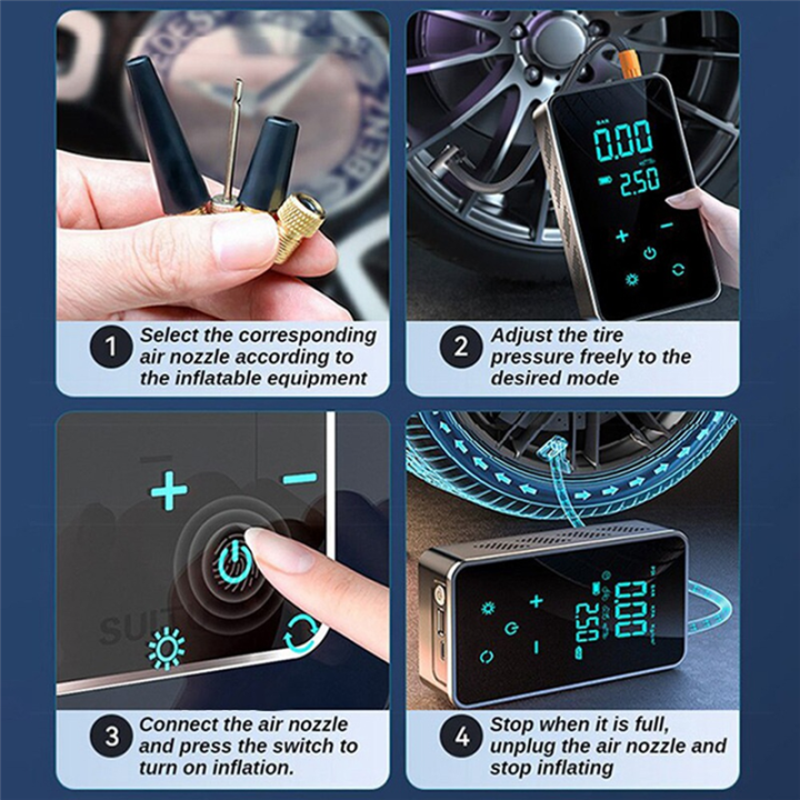 Car%20Electric%20Air%20Pump%20Portable%20Wireless%20Air%20Pump%20Digital%20Touch%20Air%20Compressor%20150PSI%20Suitable%20for%20Bike%20Car%20Motorcycle%20Inflation%20-%20Image%204