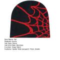 Mosbeha Dome Brimless Hat Spider Web Knitted Winter Hat Unisex Dome Cap for Cold Weather Cosplay Party Elastic Brimless Design with for Club. 