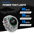 Zeblaze Stratos 2 Ultra Outdoor GPS Smart Watch | Built-in Dual-band GNSS, Compass, Barometric Altimeter | Ultra HD Amoled Display | Bluetooth Calling | 10ATM (WR100) Water Resistance | 1 Year Warranty. 