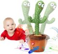 Dancing Cactus Toys, Talking Dancing Cactus Plush Toy Electronic Shake Toys, Repeat English Songs Plush Cactus Toys for Babies, Children Funny Toys. 