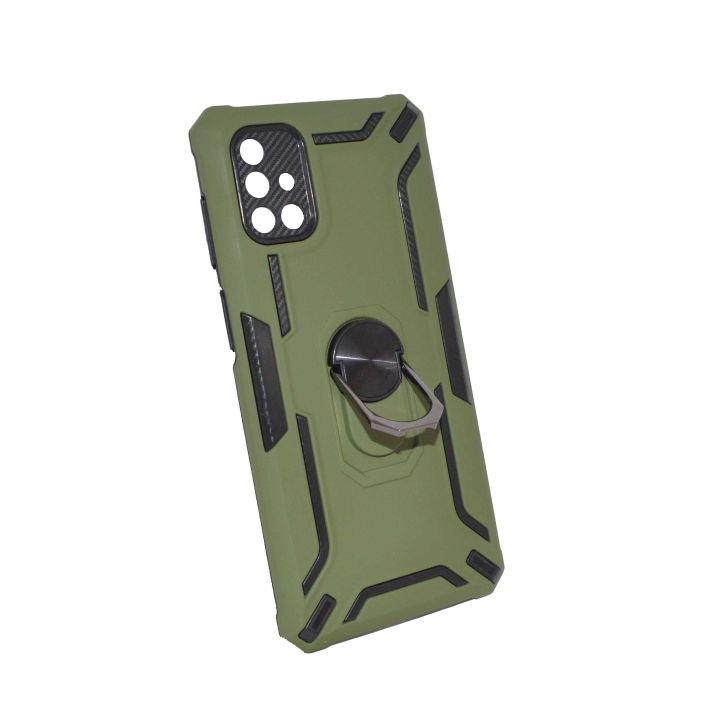 SAMSUNG  M51 Green Cover Military Grade Protection Built-in Kickstand Car Holder Mobile Phone Case