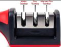 Manual Knife Sharpener 3-Stage Knife Sharpening Tool Professional. 