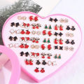 【Special offer】Hypoallergenic Cartoon Earrings Christmas Stud Earrings Women's Cute Christmas Tree Snowflake Jewelry All-match Simple Women. 