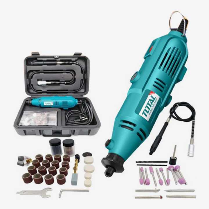 Total Brand New Mini Grinder With 100 Pcs Accessories & 1 Pcs Flexible Shaft - 130W
