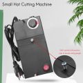 Small Hot Cutting Machine Ribbon Manual Hot Cutting Machine Cutting Hot Rope Electric Thermal Cutter US Plug. 