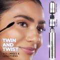 Hilary Rhoda Twin Twister Mascara Waterproof Volumizing Lengthening Mascara for Women Beauty Makeup Cosmetics. 