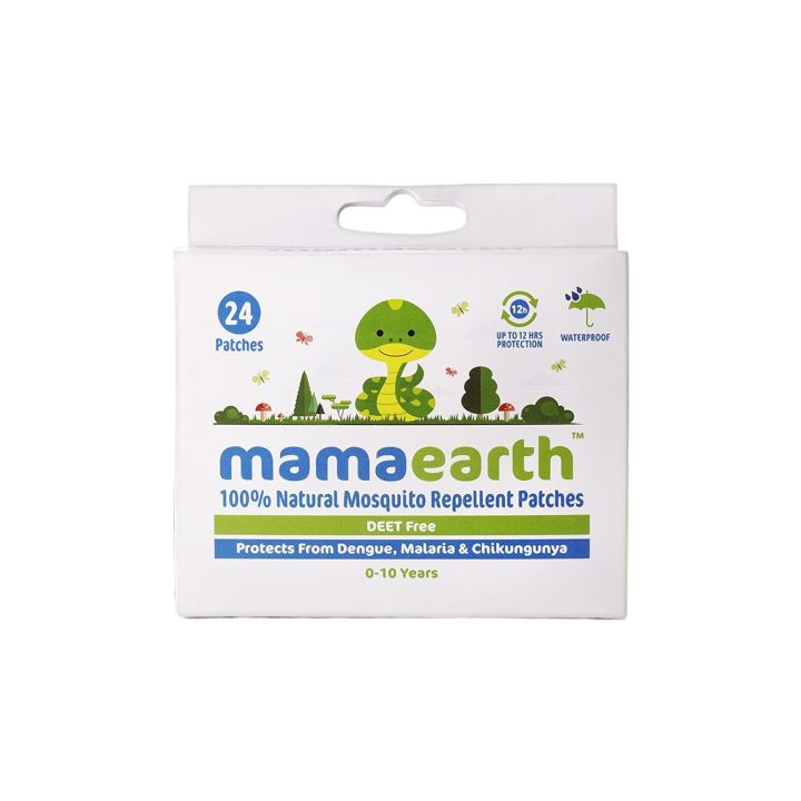 Mamaearth Natural Mosquito Repellent Patches For Babies - 24 Patches