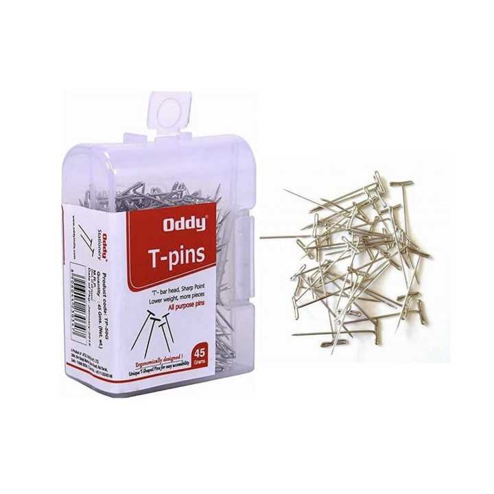 Oddy T-Shaped Pins 45 Grams