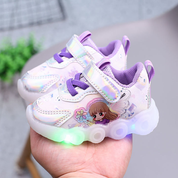 Baby girl shoes with light sneaker spring and autumn non-slip soft