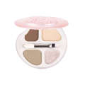 keke mood Shimmering Four-Color Aegyo-sal Eyeshadow Palette Contour Highlighter Pearl Glitter Down to Rouge Q37. 