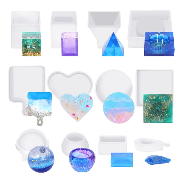 Resin%20Molds%20Silicone%20Kit%2012PCS%20White%20Epoxy%20Resin%20Molds%20Resin%20Mold%20Including%20Pen%20Container,%20Tray,%20Love,%20Round%20-%20Image%205