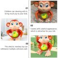Electric Dancing Singing Monkey Toy With Music And LED Light For Infant Toddler Kids. 
