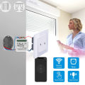 NCANRUI Tuya Smart Wifi Curtain Module Blind Switch for Roller Shutter Electric Motor Work with for Alexa Home, 1 Gang. 