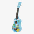 Frog Printed Ukulele Cute 21 Inch Wooden Ukulele, Beginners Simulation Little Kinds Young Children, Music Instrument. 