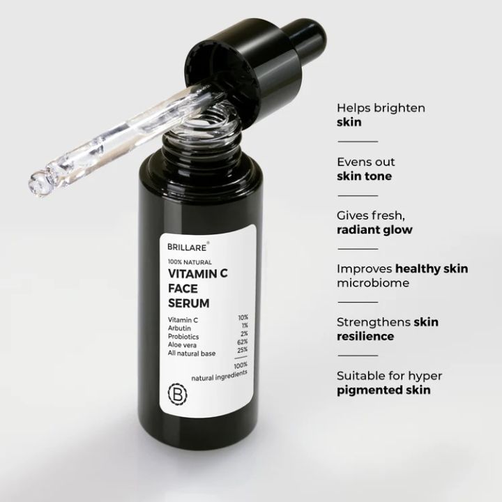 Brillare%20Brilare%20Better%2010%25%20Vitamin%20C%20Face%20Serum%20For%20Hyper%20Pigmented%20Skin%2030%20Ml%20-%20Image%203