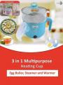 3 In 1 Multipurpose Heating Multi Cooker. 