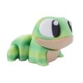 Kawaii Joint Movable Simulation Gecko Frog Model Green Frogs Craft Decor Pet 3D Printing Toys Cartoon Collection Frog Animals Ornaments Computer Ornament. 