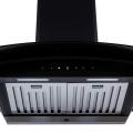 Whirlpool 90 cm 1100 m³/HR Auto-Clean Curved Glass Kitchen Chimney (901 HAC HOOD, Baffle Filter, Touch Control, Black). 