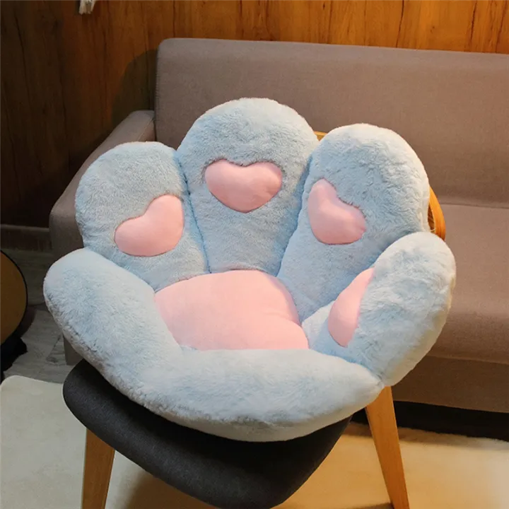 Cats%20Paws%20Cushion%20Kawaii%20Chair%20Cushions%2027.5%20X%2023.6Inch%20Kawaii%20Stuff%20Seat%20Pad%20Comfy%20Lazy%20Sofa%20Office%20Floor%20Pillow,%20White%20Easy%20Install%20Easy%20to%20Use%20-%20Image%203