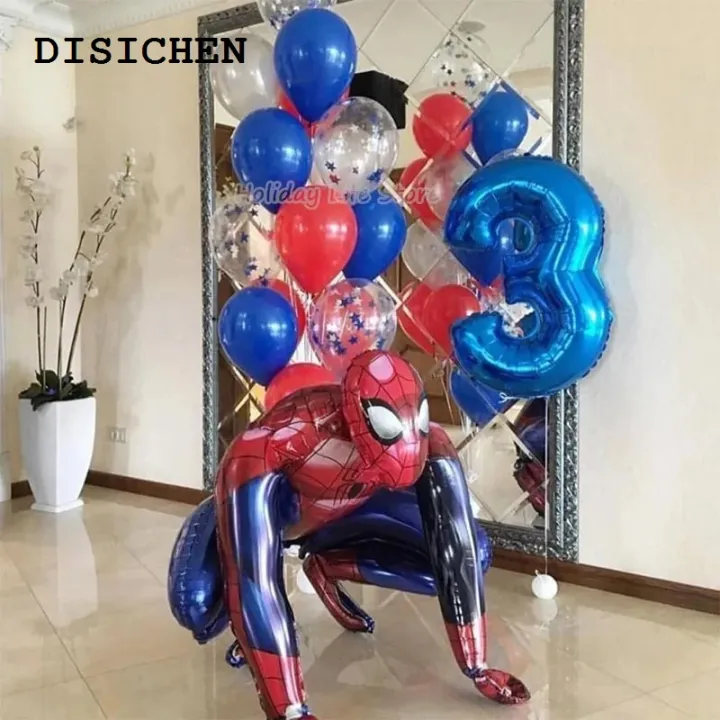 DISICHEN%20Luxury%20SpiderMan%20Birthday%20Party%20Decorations%20For%20Kids%20Latex%20Aluminum%20F%20Balloons%20Spider%20Theme%20Event%20Supplies%20Disposable%20Tableware%20-%20Image%204