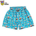 ONE HORN - Cartoon Printed Boxer Shorts for Men | 60*60 Thread Count | 100% Premium Cambric Cotton | Without Pocket. 