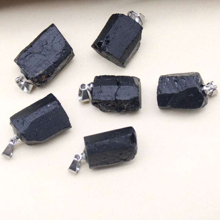 Yuanyan%20fashion%20new%20Black%20Tourmaline%20Crystal%20Gem%20natural%20Healing%20Reiki%20stone%20pendant%20Necklace%20for%20jewelry%20making%20Charm%20accessories%201pcs%20-%20Image%205
