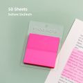 RHS Online 50 Sheets Transparent Multicolor PET Sticky Notes Waterproof Stickys Memo Messages Post it Notes. 