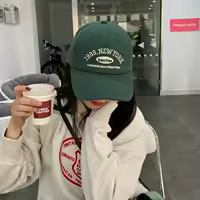 Masala Beads Cap Korean Embroidery Cute 1989 NEW YORK American Printed Cool And Fashionable For Unisex