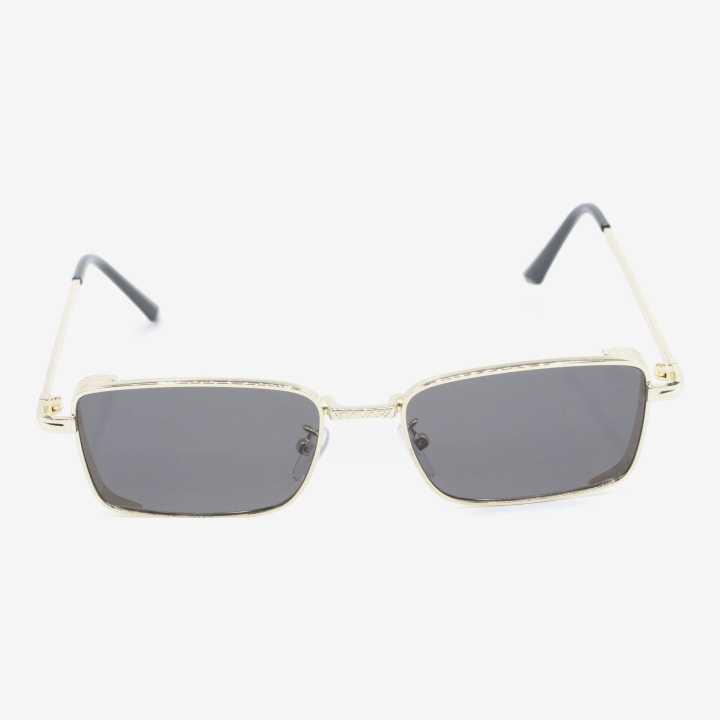 Rectangular Shape Metal Frame Sunglasses For Unisex