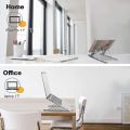 Portable Adjustable Laptop Stand - Non-Slip Aluminum Holder for 7-17 Inch Laptops. 