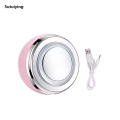 Sutuiying Mini Electric Waterproof Silicone Face Cleaning Brush Ultrasonic Portable Face Massager Sonic Vibrating Facial Cleansing Brush. 