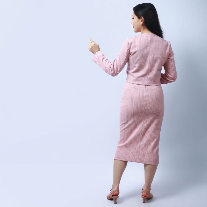 KADE%20Women's%20Check%20Long%20Skirt%20-%20Image%203