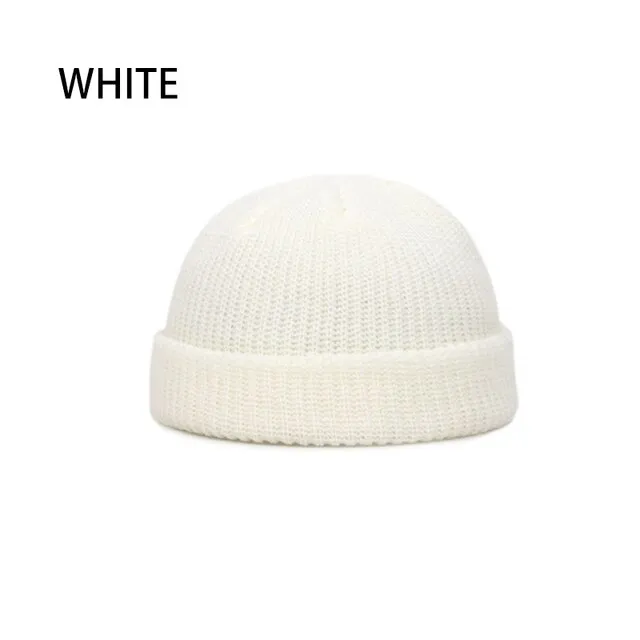 ANX%20Stylish%20Short%20Knit%20Cuffed%20Beanie%20Hat%20Fisherman%20For%20Unisex/Winter%20-%20Image%202
