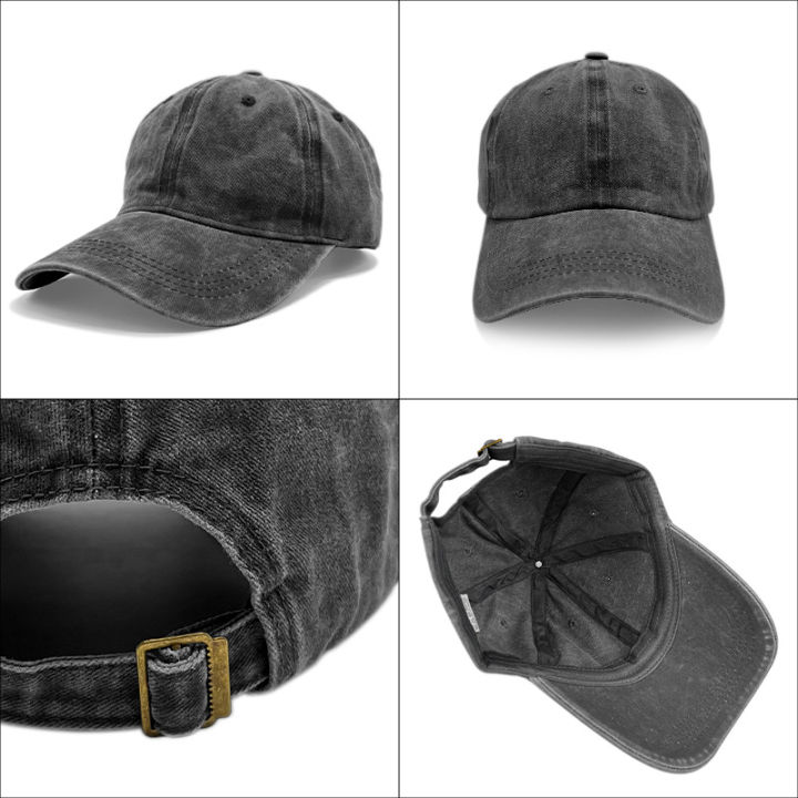 Adjustable%20Soft%20Pattern%20Vintage%20Wash%20Cotton%20Baseball%20Cap%20For%20Men%20Fashion%20&%20Women%20Casual%20Hip%20Hop%20Pointed%20Cap%20Outdoor%20Sports%20Too%20Top%20-%20Image%206