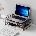 Computer Monitor Riser Holder Laptop Cooling PC Screen Stand Bracket Desktop Storage Organizer For Printer Keyboard Mouse Queena. 