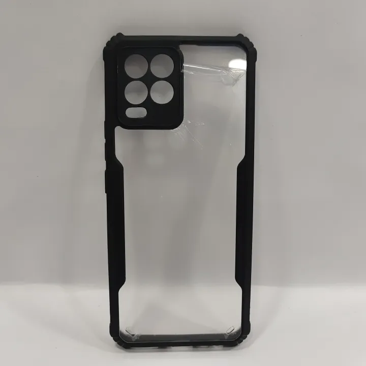 Realme%208%204G%20/Realme%208%20Pro%20Cover%20(Same%20Size-%20in%20Display%20Fingerprint%20Model)%20Clear%20Transparent%20Bumper%20Cover%20Case%20Non%20Yellowing%20-%20Image%203