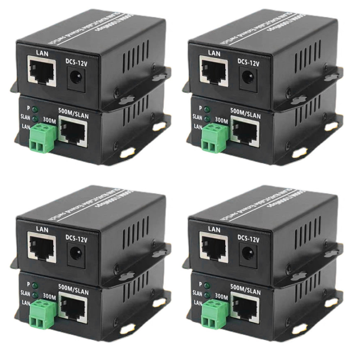 NAMUNY 8x Ethernet over Twisted Pair Converter -Ethernet Extender over Twisted Line Phone Wire Line, RJ45 LAN Network Booster