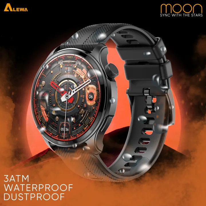 Alewa%20Moon%20Amoled%20Round%20Metallic%20Smart%20Watch%20%7C%205.3%20BT%20Call%20%7C%203ATM%20Waterproof%20%7C%20Dustproof%20%7C%20290mah%20Battery%20%7C%20DaFit%20App%20(Rose%20Gold/Black/Starry%20Silver)%20-%20Image%205