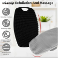 Wenefang 1pc Soft Silicone Exfoliating Brush Cleanser Body Cleansing Scrubber Shower Gentle Massage Bath Brush For Men. 