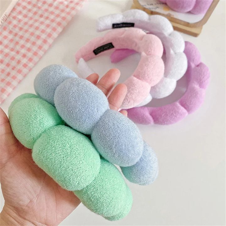 Sponge%20Headband%20Versed%20Headband%20Puffy%20Headband%20Makeup%20Bubble%20Terry%20Cloth%20Co%20Spa%20Retro%20Hair%20Bands%20Soft%20Hairband%20Headwear%20-%20Image%202