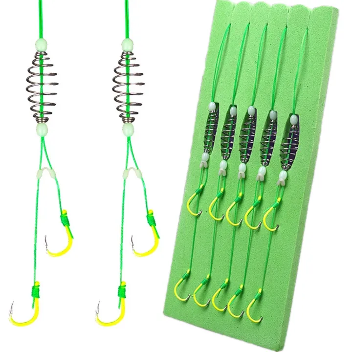 Fish Line Withhook Fishing Tools Carbon Steel Anzol with PE Line Carp Hooks Barbed Hook ...