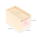 Wooden Prank Trick Practical Joke Home Office Scare Toy Box Gag Spider Kid Parents Friend Funny Play Joke Gift Surprising Box. 