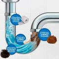 Heavy Duty Easy Use Clog Remover Powder Toilet Jam Opener Basin Clogged Cleaning Sink & Bathroom Cleaner Jam Opening Powder Clog Remover 260 Gram. 