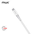 MWC MUC100W Data Cable | USB-A to Type-C 100W Ultra-Fast Charging Cable | Hign quality TPE/PVC | USB 3.1 | 5A - White. 