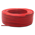 ARELENE 2X 2Pin Wire 100M 22AWG 12V/24V Extension Cord Red and Black 2-Wire Stranded Tinned Copper LED Light Bar Power Cord. 