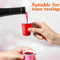 Kitchen accessories 50pcs/Set Red Disposable Plastic Cup Party Cup Bar Restaurant Supplies Household Items For Home Supplies JUE. 
