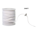 1 Roll 200Feet/61Meter White Candle Wick Cotton Candle Woven Wick for DIY Candle Making Material Smokeless Wax Core. 