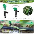 60 Pieces 4GPH Removable Drip Sprinkler Irrigation Drip Emitter Garden Flag Irrigation Dripper, for and Shrubs. 